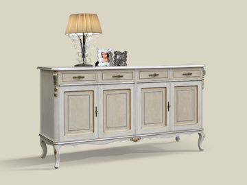 1409 - Wooden sideboard with doors and drawers by Tarocco Vaccari Group - view 2